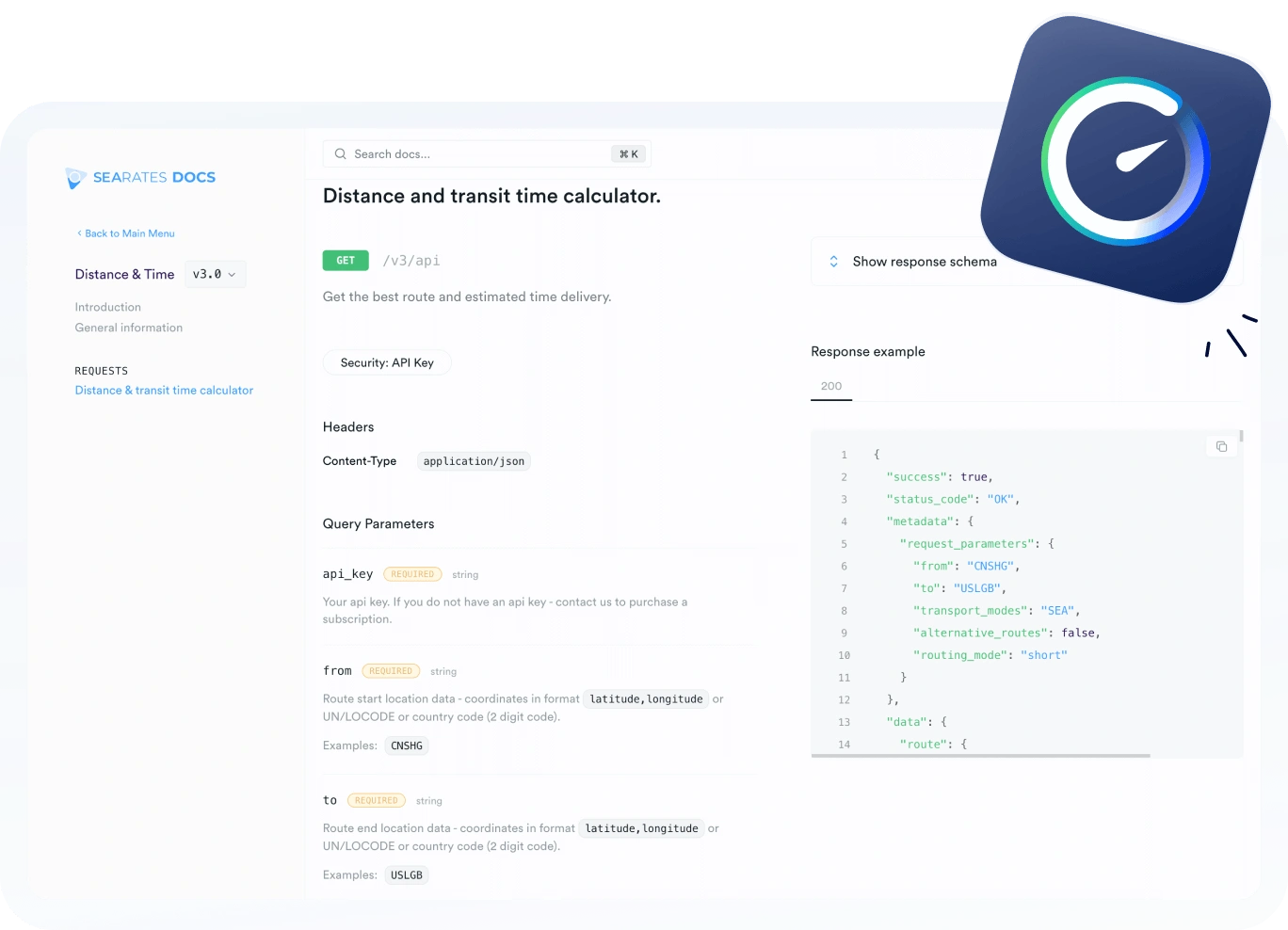 Distance&TimeAPI