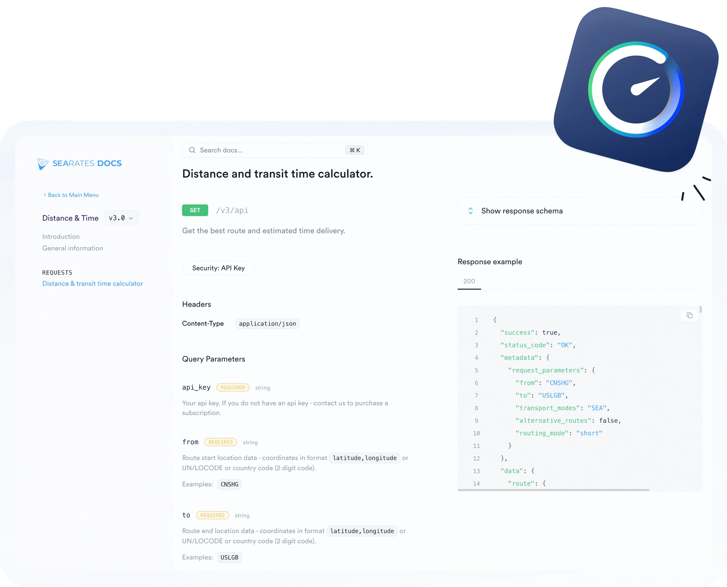 Distance&TimeAPI
