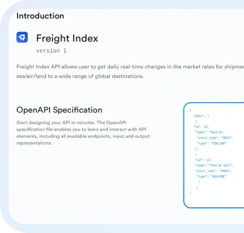 Freight Index API