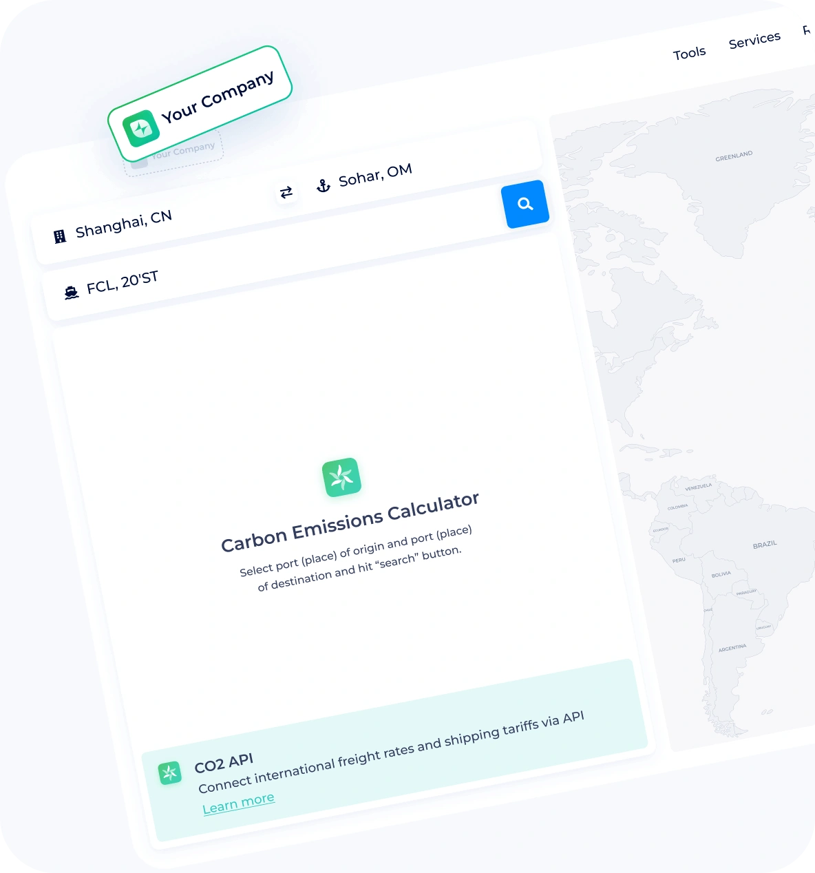 Carbon emissions calculator