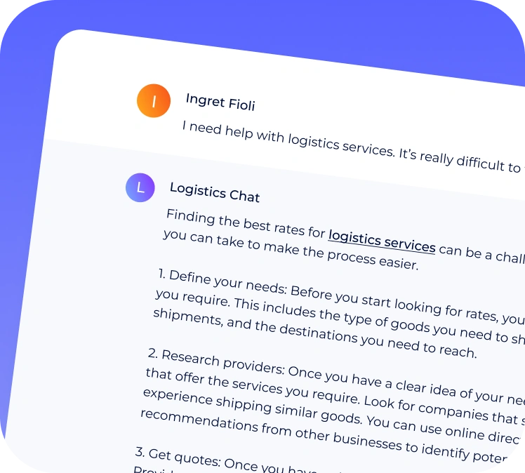 logistics