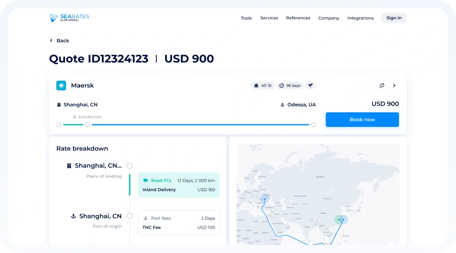 Logistics Explorer App