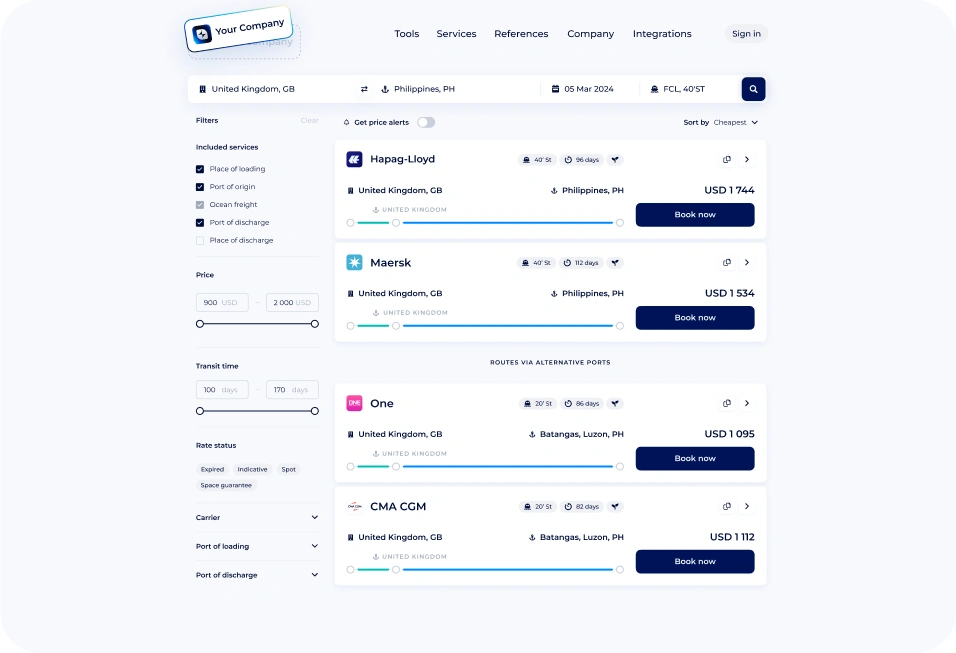 Sell freight online and earn