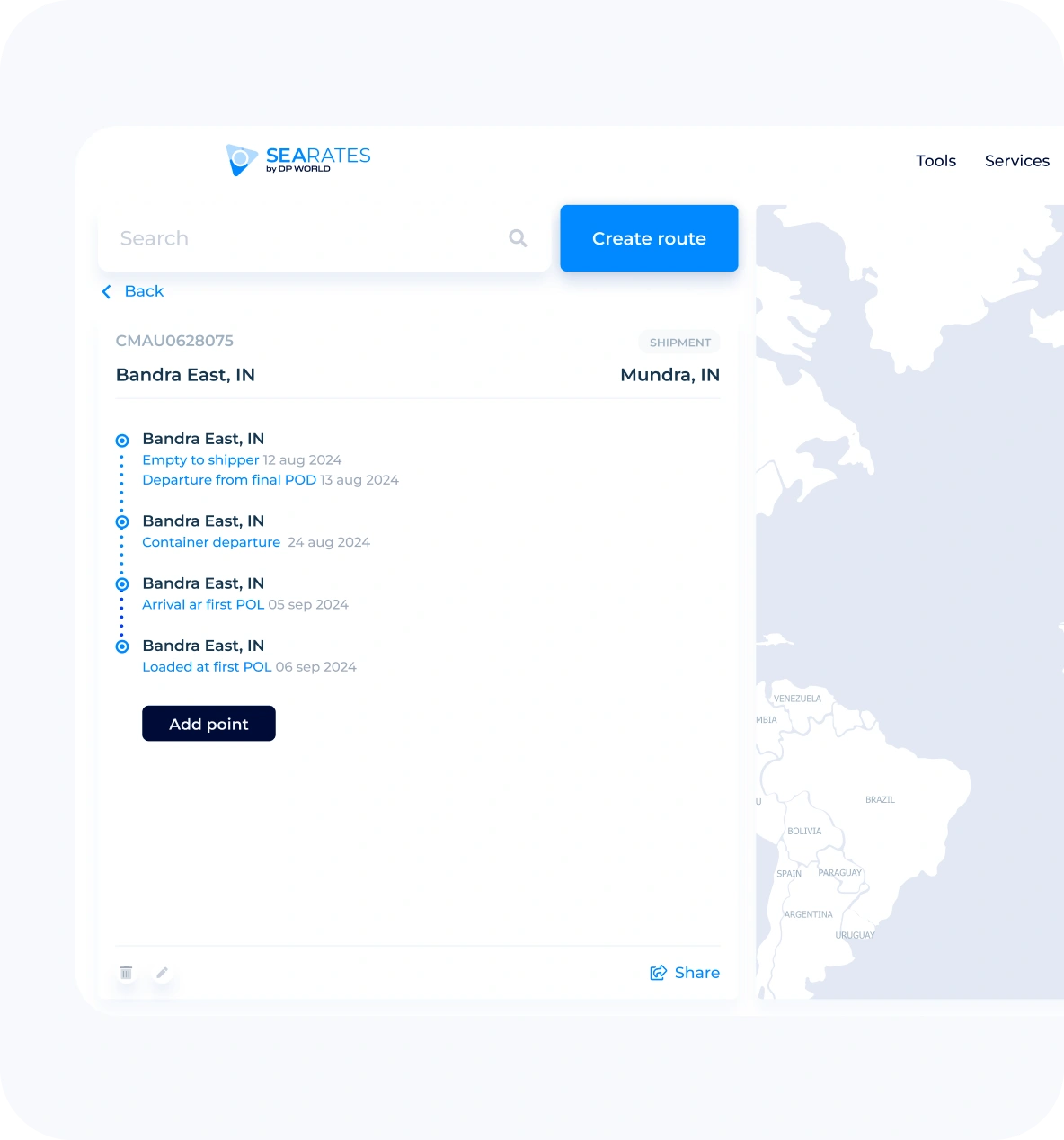 Build your tracking routes with confidence